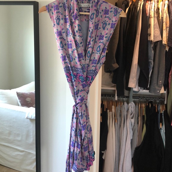 Zara wrap dress NWT - Picture 2 of 6